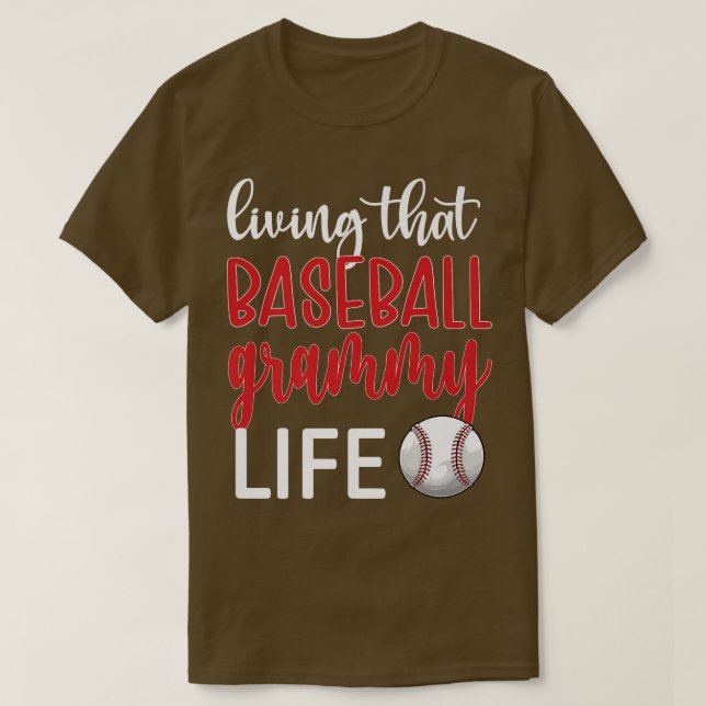 Camiseta Vovó de Baseball Life (Frente do Design)