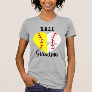 Camiseta Vovó de Bola Nana Meemaw Softball/Camiseta Baseba