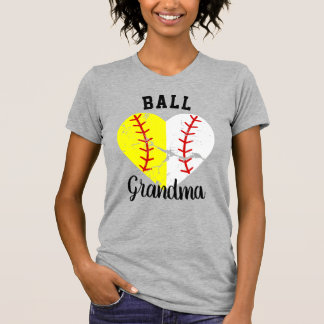 Camiseta Vovó de Bola Nana Meemaw Softball/Camiseta Basebal