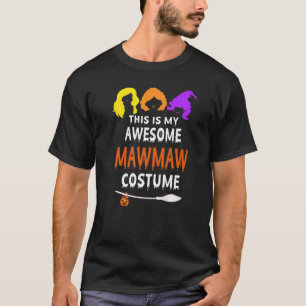 Camiseta Vovó de Bruxa de Halloween Este É Meu Fantástico M