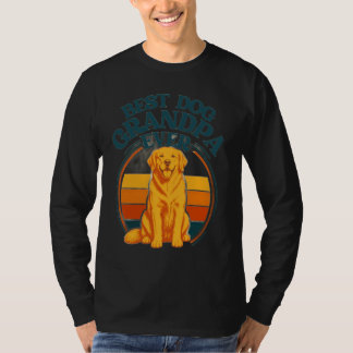 Camiseta Vovô de Cachorro Retrô Mais Bonito de Todos por Ca