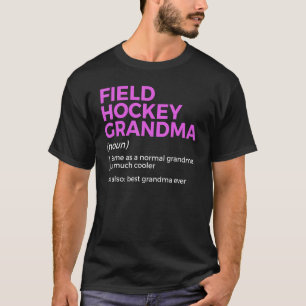 Camiseta Vovó de Definição de Hockey de Campo Melhor Vovó