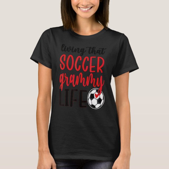 Camiseta Vovó de Futebol do Grammy de Vida (Frente)