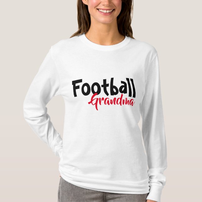 Camiseta Vovó de futebol | Presente para netos de futebol (Frente)