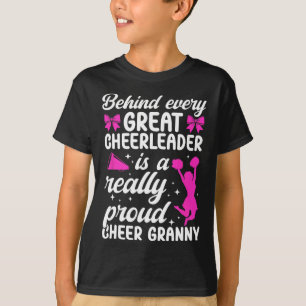 Camiseta Vovó de G cheerleader Muito Orgulhosa