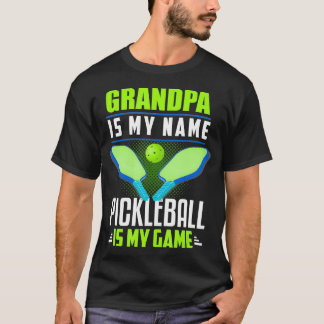 Camiseta Vovô de galinha Avô Vovô Funny Pickleball G