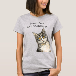 Camiseta Vovó de gato puro