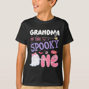 Camiseta Vovó De Halloween De Um primeiro aniversario Spook