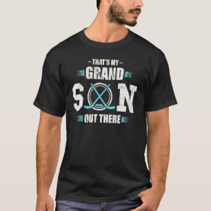 Camiseta Vovó de hóquei que é meu neto lá embaixo