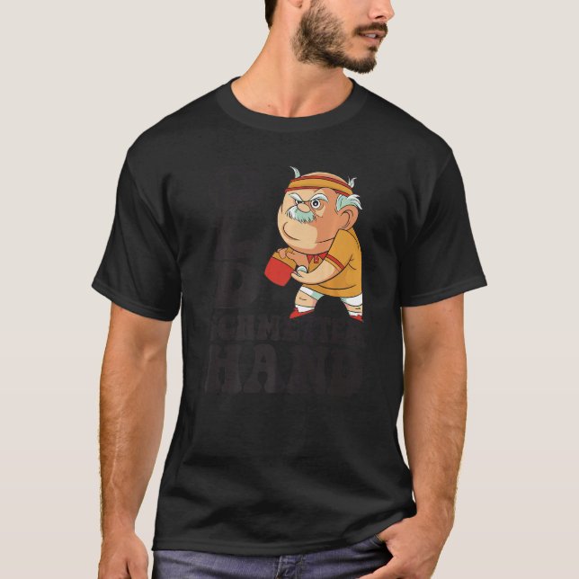 Camiseta Vovô De Mão De Borboleta Vovô Vovô (Frente)