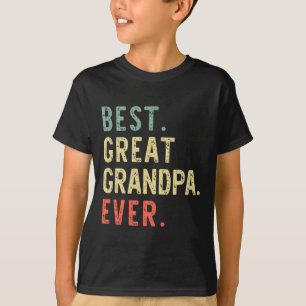 Camiseta Vovô De Melhor Excelente, Retro Vintage Muito Engr