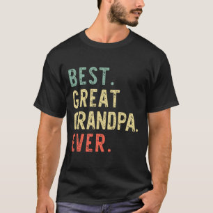 Camiseta Vovô De Melhor Excelente, Retro Vintage Muito Engr