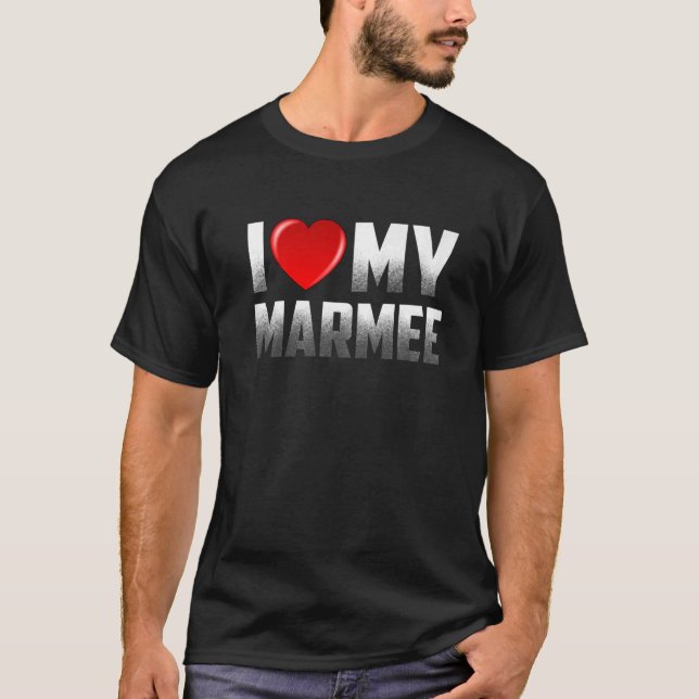 Camiseta Vovó De Netos Eu Amo Minhas Mães Marmeas D (Frente)
