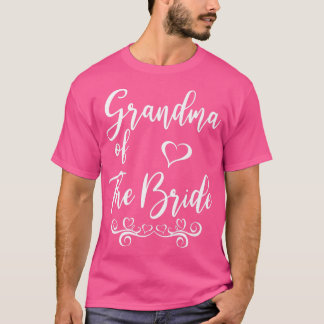 Camiseta Vovó de Noiva e Casamento de Noite