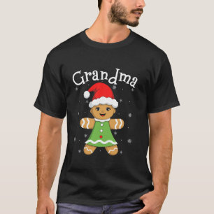 Camiseta Vovó de Pão de Mel Mulheres Correspondentes Famíli
