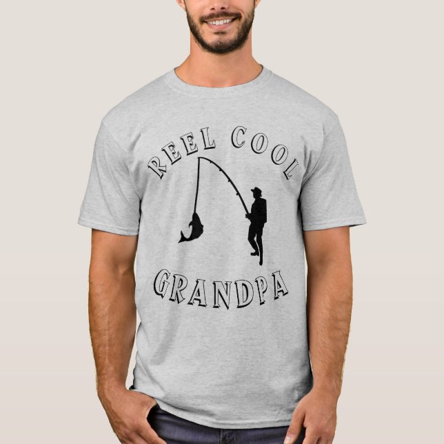 Camiseta Vovô de pesca Legal da Reel (Frente)