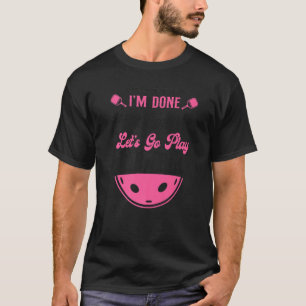 Camiseta Vovó de Pickleball, terminei de fazer Vamos de vov