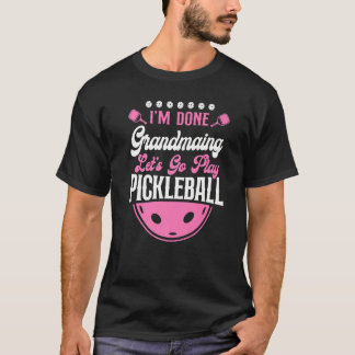 Camiseta Vovó de Pickleball, terminei de fazer Vamos de vov