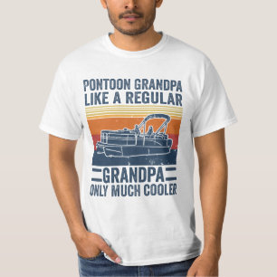 Camiseta Vovô De Pontoon Como Um Vovô Normal Só Muito C