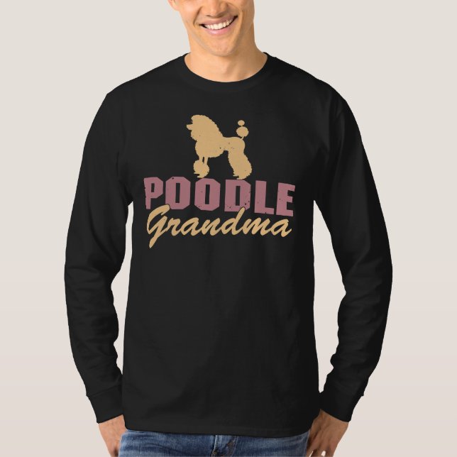 Camiseta Vovó de Poodle (Frente)