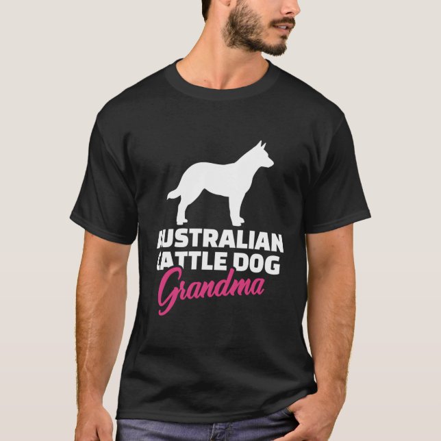 Camiseta Vovó de porco-boi australiano (Frente)