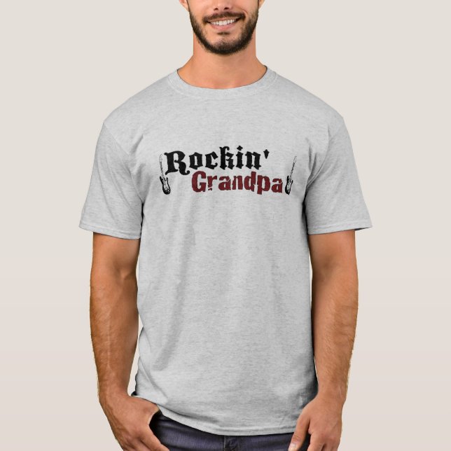 Camiseta Vovô de Rockin (Frente)