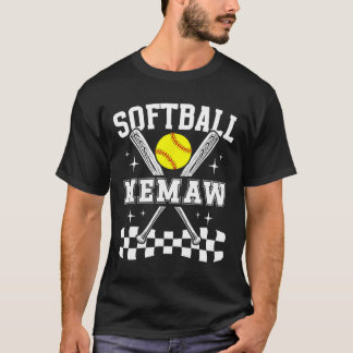 Camiseta Vovó de Softbol de um Jogador de Softbol Vovó