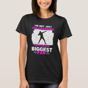 Camiseta Vovó De Tiro De Avó Grande Fã Mulher