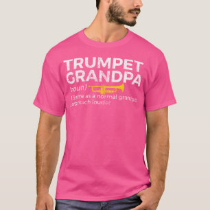 Camiseta Vovô de trompete Definição Banda Engraçado Tumpet