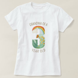 Camiseta Vovó de um Amante Natural de Três Anos