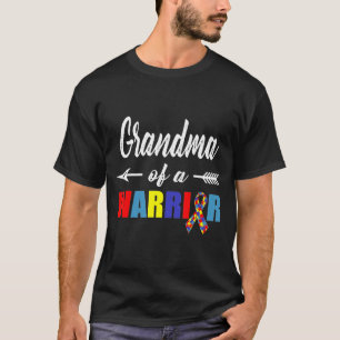 Camiseta Vovó De Uma Vovó Autista Guerreira