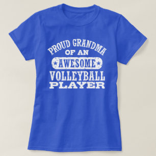 Camiseta Vovó de vôlei orgulhosa