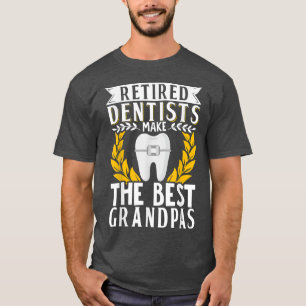 Camiseta Vovô Dentista aposentado Avô Dental Retirem