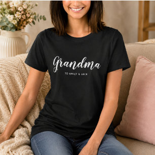 Camiseta vovó Dia da vovó das Crianças da Mãe Moderna