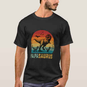 Camiseta Vovô Dinossauro Dia de os pais Papá Saurus Engraça