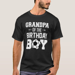 Camiseta Vovô Do Aniversário Da Família Do Rapaz De Anivers