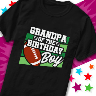 Camiseta Vovô do Aniversário do Partido de Futebol das Cria