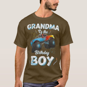 Camiseta Vovó Do Aniversário Monstro Da Viagem De Hoje