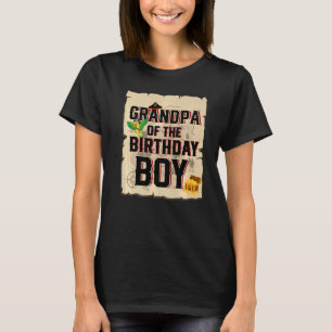 Camiseta Vovô Do Aniversário Pirata Tema 5