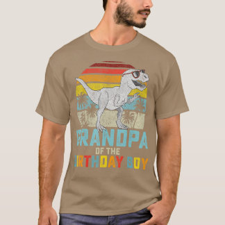Camiseta Vovô do Avô Dinossauro do Aniversário