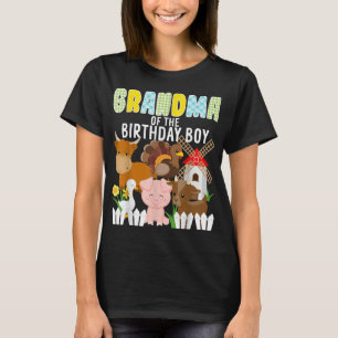 Camiseta Vovó Do Barnyard De Criações De Aniversário