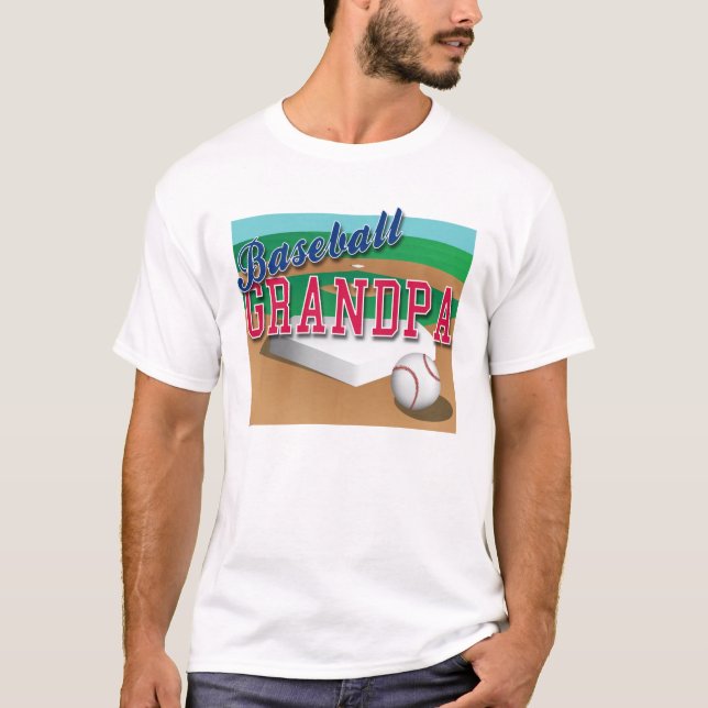 Camiseta Vovô do basebol (Frente)