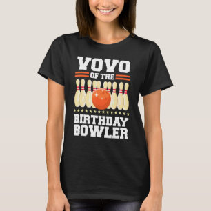 Camiseta Vovo Do Birthday Bowler Bday Party Cel
