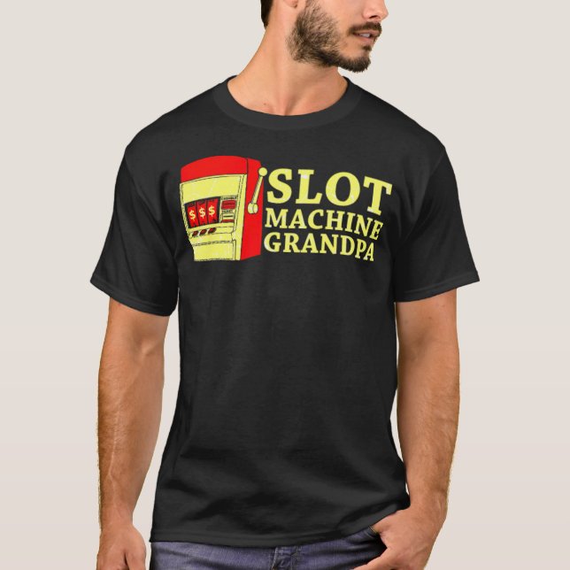 Camiseta Vovô do Casino de Las Vegas Exemplo bissexual do G (Frente)