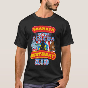 Camiseta Vovô Do Circus Birthday Kid No Carnaval Festa B