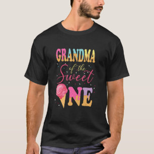 Camiseta Vovó Do Doce Sorvete De Aniversário Sweeti