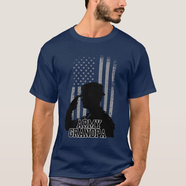 Camiseta Vovô do Exército (Frente)