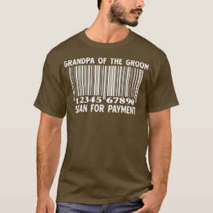 Camiseta Vovô Do Groom Scan For Payment Wedding Bach