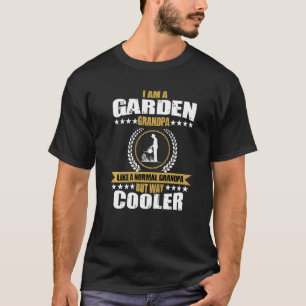 Camiseta Vovô do Jardim Excelente do Mens dizendo amor me j