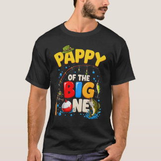 Camiseta Vovô Do Menino Da Pescaria De Aniversário Família